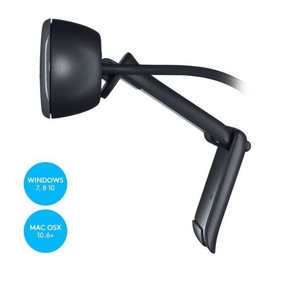 Logitech C270‎ HD Webcam - Black Windows/Apple Compatible NEW IN BOX - Picture 2 of 6